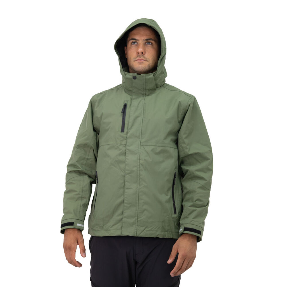 Parka Desmontable Hw Reno 3 En 1 Verde Oliva image number 0.0